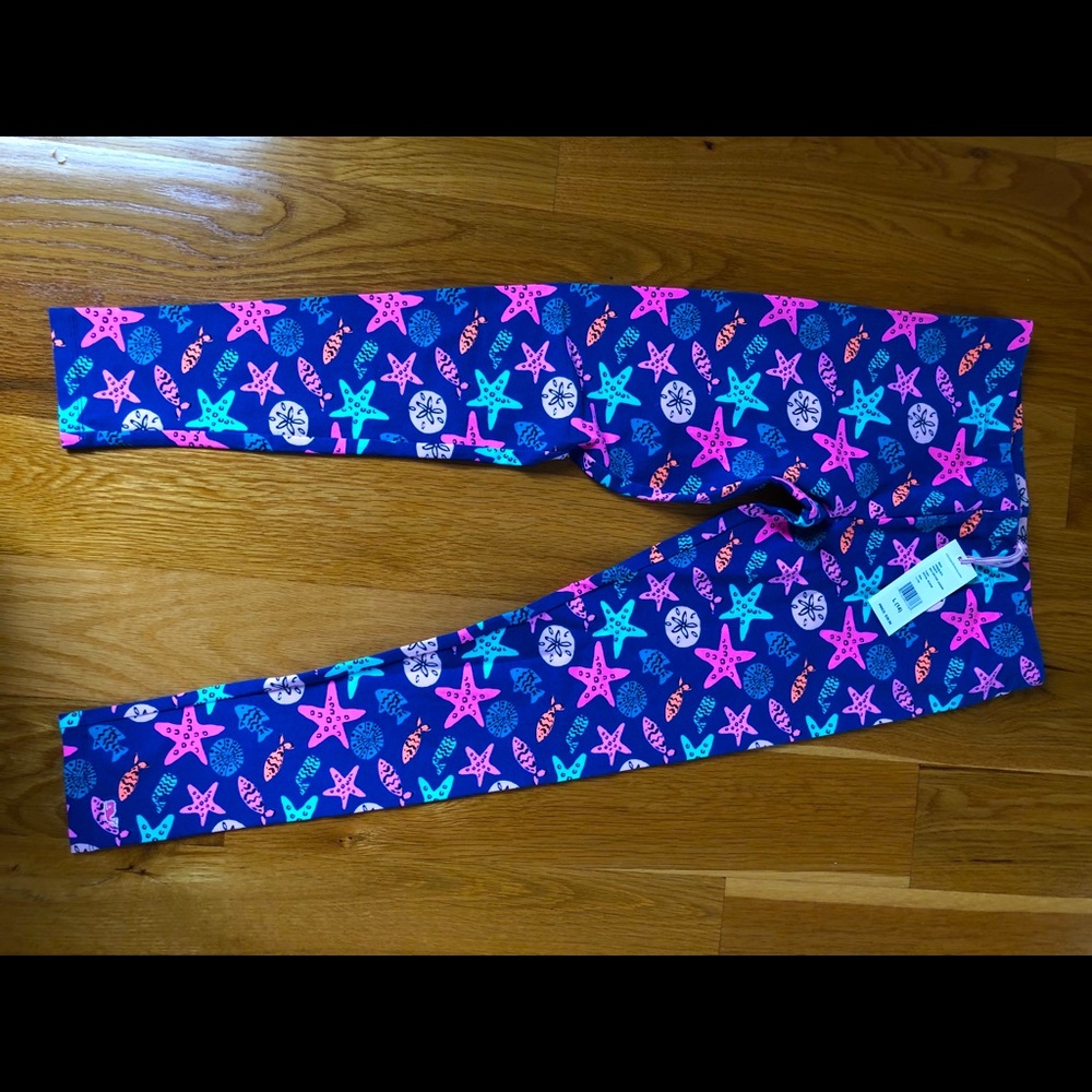 Vineyard Vines Sea Critter Leggings Size L (14)